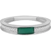 Diamant Exquis Anillo plata