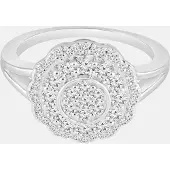 Diamant Exquis Anillo plata