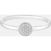 Diamant Exquis Anillo plata