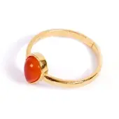 Les Reines Anillo 'Lyrical Sunset' oro
