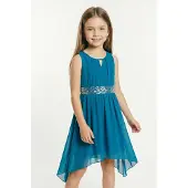 Bonprix Vestido genciana / plata