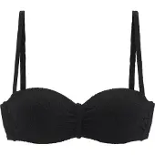 LASCANA Top de bikini negro