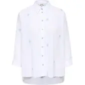ONLY Blusa 'ONLNEW LINA GRACE' azul claro / limón / blanco