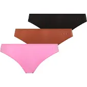 LASCANA Tanga cognac / rosa / negro