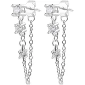 Hey Happiness Pendientes 'Stardust' plata