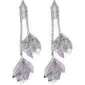Avant Garde Pendientes 'Jovanata' plata