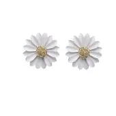 Avant Garde Pendientes 'Violetata' blanco