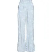LASCANA Pantalón de pijama azul claro / blanco