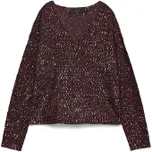 Vero Moda Jersey 'Maglieria' burdeos