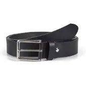 Howard London Cinturón 'Leather Belt Roger Black' negro