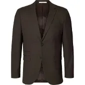 Selected Chaqueta saco marrón