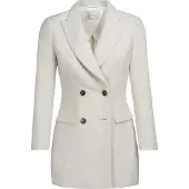Vulto Blazer 'Alpaca Silk Jacket' offwhite