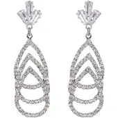 Avant Garde Pendientes 'Sabineta' plata