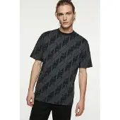 Adidas Originals adidasCAMISETA MONOGRAM AOP L Black Hombre
