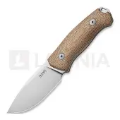 MKM Knives Cuchillo Small LOV - M390 - Natural Canvas Micarta
