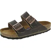 Birkenstock Sandalias Arizona Soft Footbed hombre - Marrón - 42