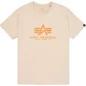 Alpha industries Camiseta ecru / naranja