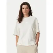 Adidas adidasCAMISETA KIT SMALL LOGO XS Off White Mujer