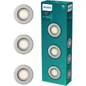 Philips Focos De Techo Gu10 8.3 Cm 3 Unidades