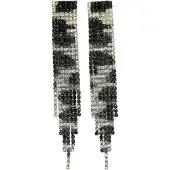 Avant Garde Pendientes 'Oriana' negro