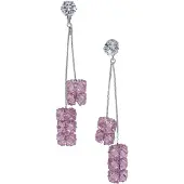 Avant Garde Pendientes 'Zinae' rosa claro