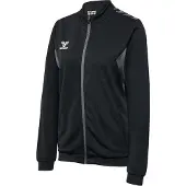 Hummel Sudadera con cremallera deportiva 'AUTHENTIC' gris / negro