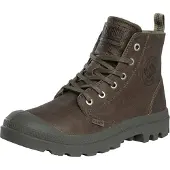 Palladium Botas con cordones marrón oscuro