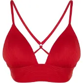 Trendyol Top de bikini rojo sangre