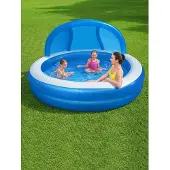 Bestway Piscina Inflable Redonda 54337 Con Sombrilla