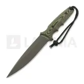 Spartan Blades Cuchillo Harsey Clandestina, Black/Camo, Black Kydex