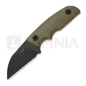 Kizer Cutlery Cuchillo Snick AEB-L, OD Green G-10, Black Stonewash