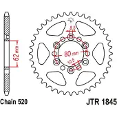 JT Sprockets Corona Trasera 520 Jtr1845.37 Steel