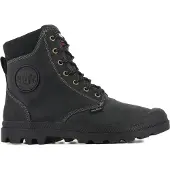 Palladium Botines con cordones 'PAMPA' negro