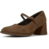 Camper para mujer. K201799-008 Zapatos de tacón de piel Kora marrón (37), 5 a 8cm, Ninguno, Clásico, outlet 2026.