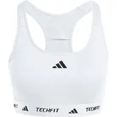 Adidas Sujetador deportivo 'TECHFIT' negro / blanco