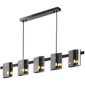 Toolight Lámpara Colgante De Techo App1706-5Cp Grey120X120X19,5Cm
