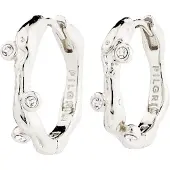 Pilgrim Pendientes 'Hermione' plata / transparente