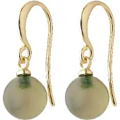 Pilgrim Pendientes oro / verde