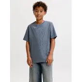 Jack & Jones Junior Camiseta 'JJEStar' gris oscuro / blanco