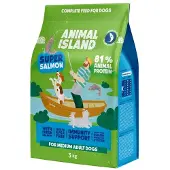 Animal Island . Super salmón: alimento seco para perros, 3 kg