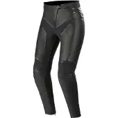 Alpinestars Pantalones De Cuero Stella Vika V2 Black, Talla: 38