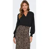 ONLY Blusa 'ONLMette' negro