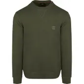 BOSS para hombre. 50509323 Sudadera Westart verde (M), Casual, Algodón, outlet 2026.