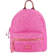 IZIA Mochila oro / fucsia