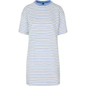 Hunkemoller Camiseta de noche azul claro / blanco