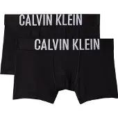 Calvin Klein Underwear Calzoncillo 'Logo Waistband Trunks' negro / blanco