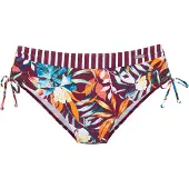 Venice beach Braga de bikini azul cian / naranja / burdeos / blanco
