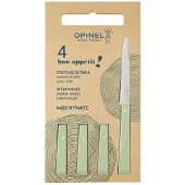 Opinel Bon Appetit 3326 Sage, juego de 4 cuchillos de mesa