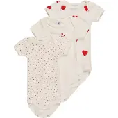 Petit Bateau Bodys para niños A00BB-00 niña - Blanco - 18 mois