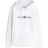 Tommy Hilfiger Sudadera negro / blanco